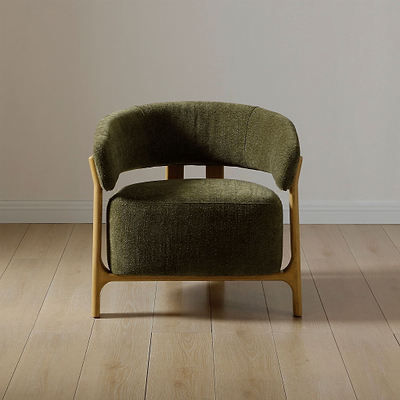 Sorelle Curved Accent Chair