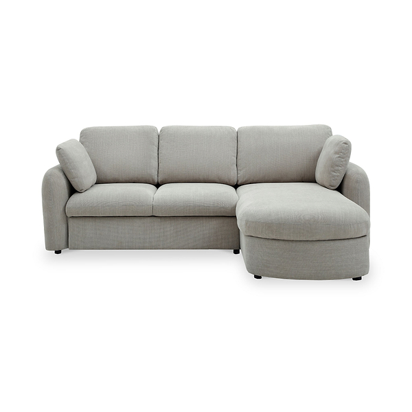 Belvere Curved Corner 3 Seater Sofa Bed