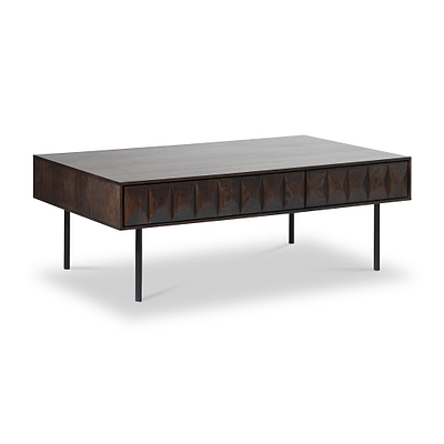 Roka Oak Geometric Coffee Table