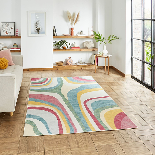 Cavill Abstract Indoor/Outdoor Rug