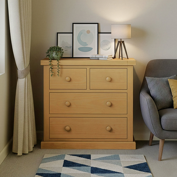 Chiswick Pine 2 over 2 Drawer Chest