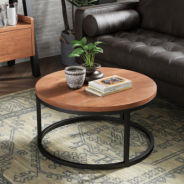 Dunstan Acacia Round Coffee Table
