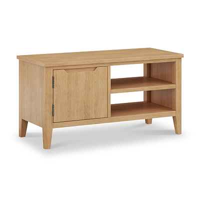 Durham Oak Small 90cm TV Unit