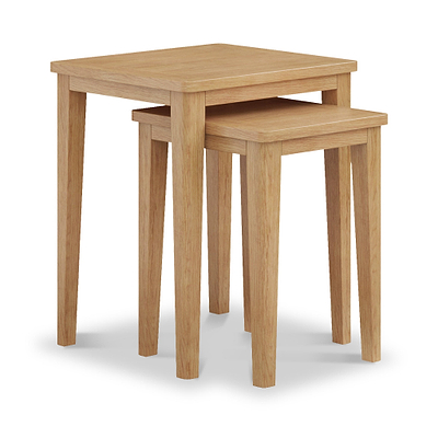 Durham Oak Nest of 2 Tables