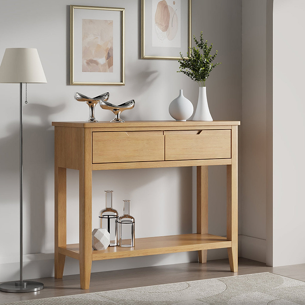 Durham Oak Console Table