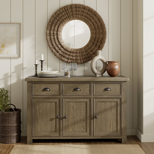 Taunton Smoked Oak Large Sideboard