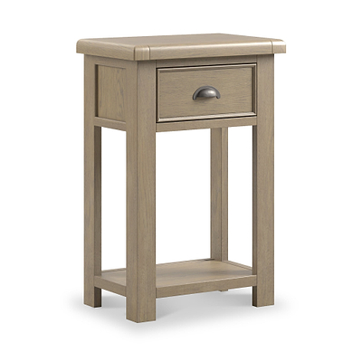 Taunton Smoked Oak Side Table