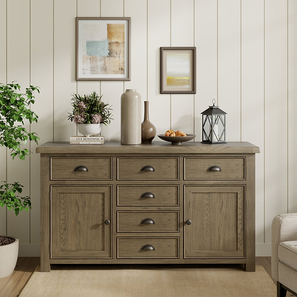 Taunton Smoked Oak Extra Large Sideboard