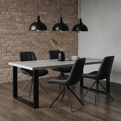 Calver Faux Leather Dining Chair