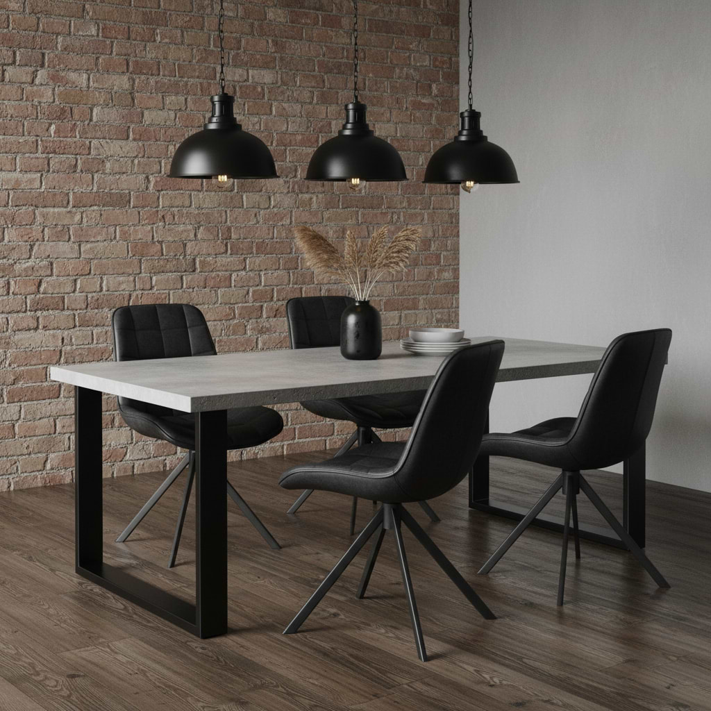 Calver Faux Leather Dining Chair