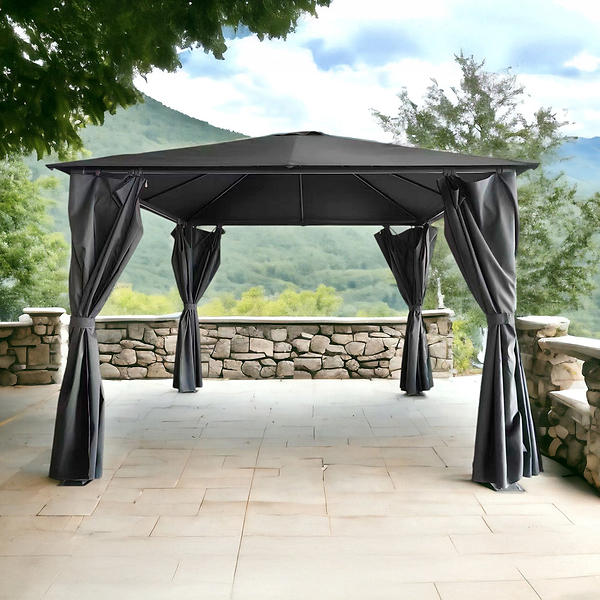 Titan 3m x 3m Galvanised Steel Gazebo
