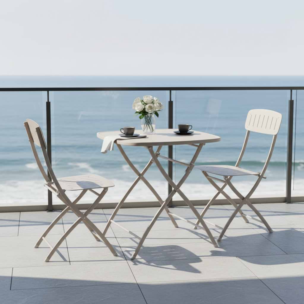 Venice 70cm Square Bistro Set