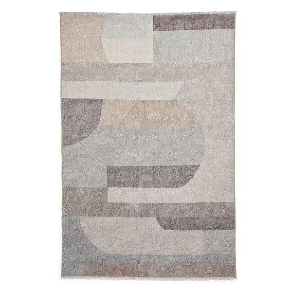 Whitaker Abstract Flatweave Washable Rug