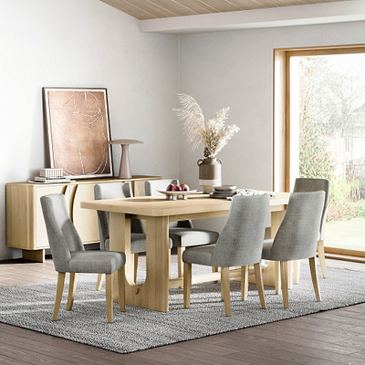 Whitstone Oak Large 191-236cm Extending Dining Table
