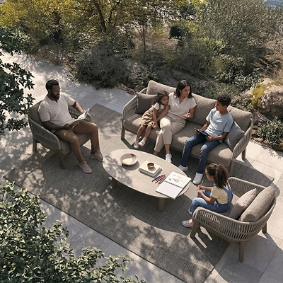 Zuro 5 Seater Lounging Set with Coffee Table