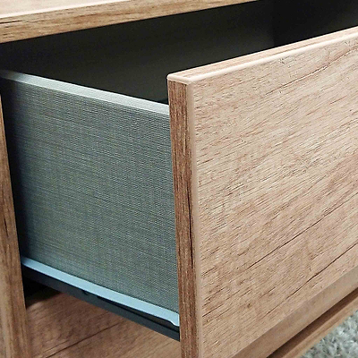 Asher Light Oak 2 Door 2 Drawer Double Wardrobe