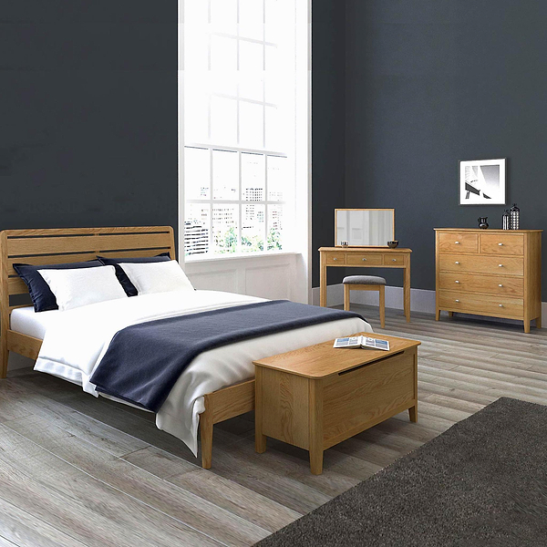 Alba Oak 2 Over 3 Drawer Chest