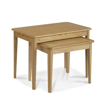 Alba Oak Nest of Tables