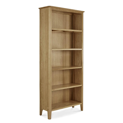 Alba Oak Large Bookcase