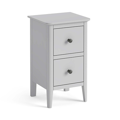 Elgin Grey Narrow Bedside Table