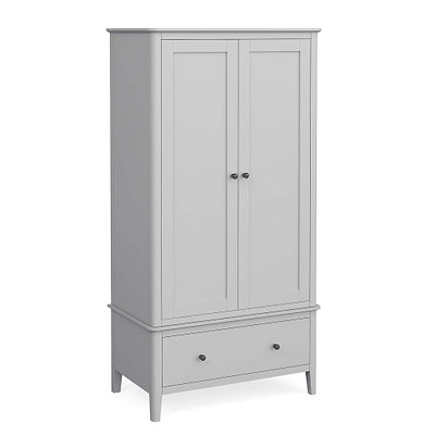 Elgin Grey Double Wardrobe
