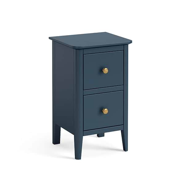 Stirling Blue Narrow Bedside Table