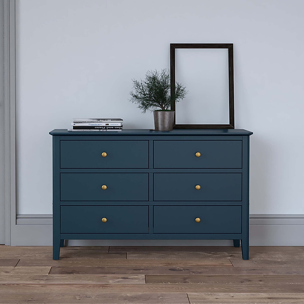 Stirling Blue Large Chest of Drawers