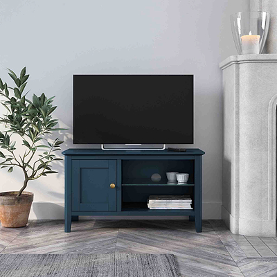 Stirling Blue 90cm TV Stand