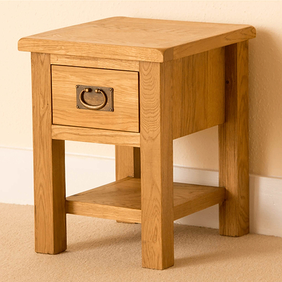 Lanner Oak Lamp Table