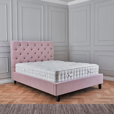 Francis Premier Velvet Ottoman Storage Bed Frame