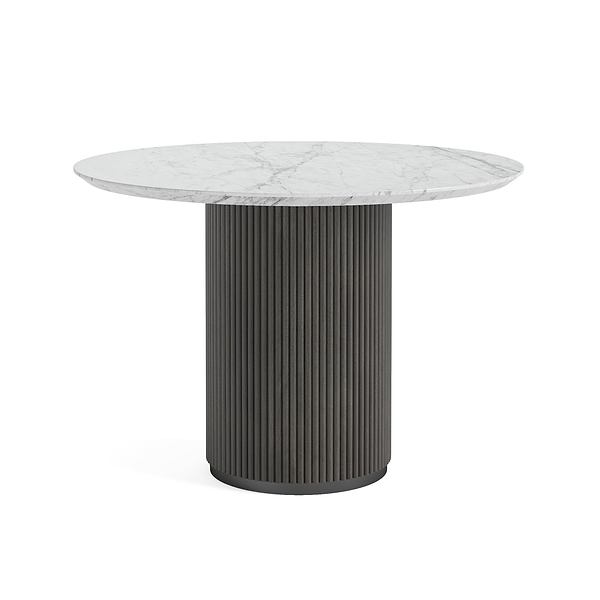 Milo Mango Round Fluted Dining Table