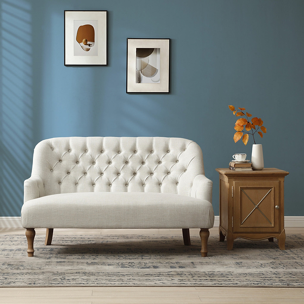 Bianca Linen 2 Seater Sofa