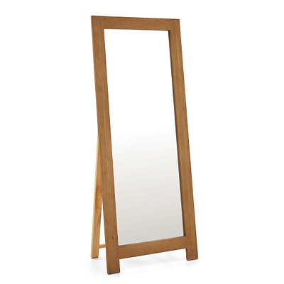 Zelah Oak Cheval Mirror
