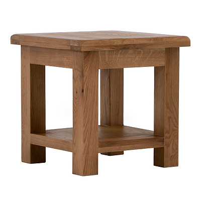 Zelah Oak Lamp Table