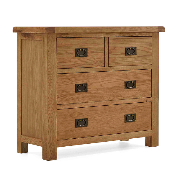 Zelah Oak 2 Over 2 Drawer Chest
