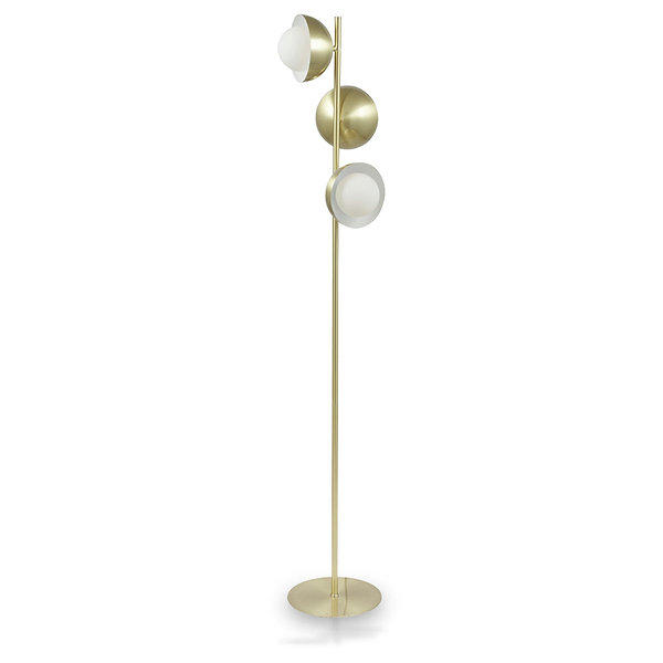 Estelle Brushed Dome Floor Lamp