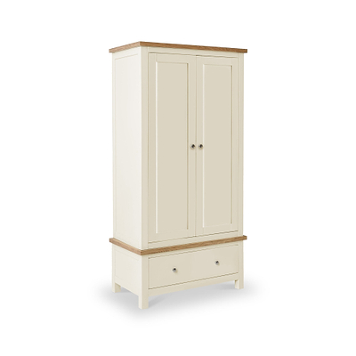 Farro Double Wardrobe with Drawers