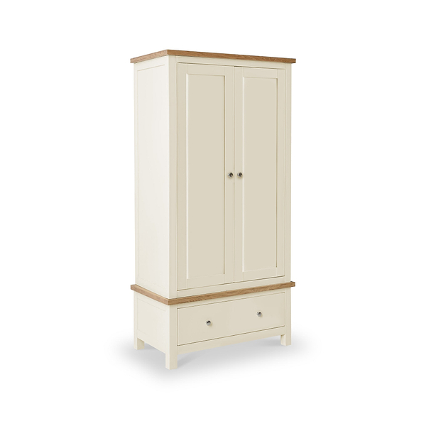 Farro Double Wardrobe with Drawers