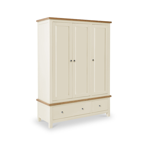 Farro Triple Wardrobe with Drawers