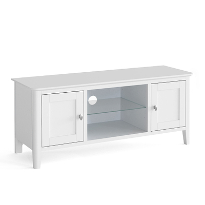 Chester White 120cm Large TV Stand