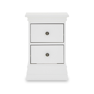 Porter 2 Drawer Narrow Bedside Table