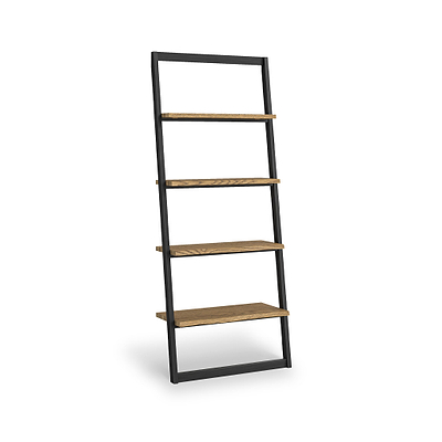 Isaac Oak Ladder Bookcase
