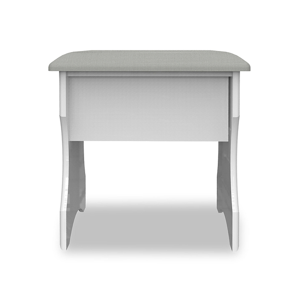 Kinsley White Gloss Stool