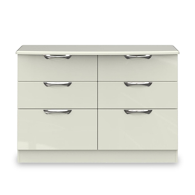 Beckett Gloss 6 Drawer Wide Chest