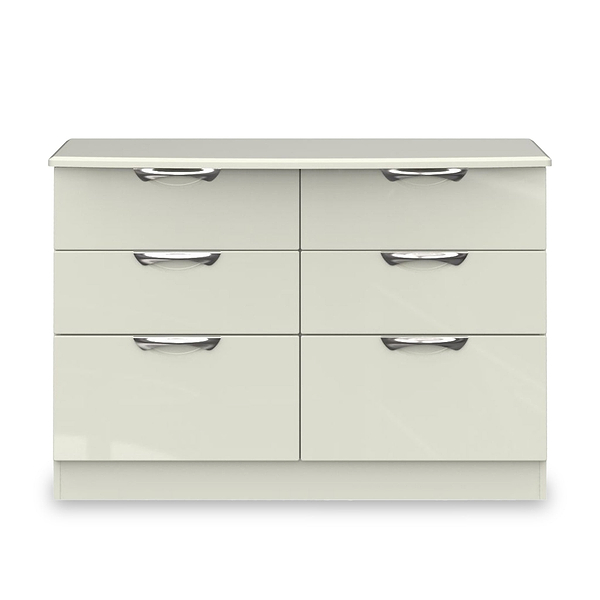 Beckett Gloss 6 Drawer Wide Chest