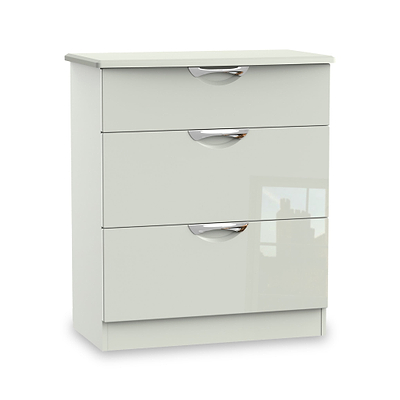 Beckett Gloss 3 Drawer Deep Chest