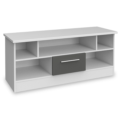Blakely Grey and White 1 Drawer TV Unit
