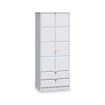 Harlow 2 Door 2 Drawer Panelled Wardrobe