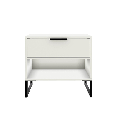 Hudson 1 Drawer with Open Shelf Side Table