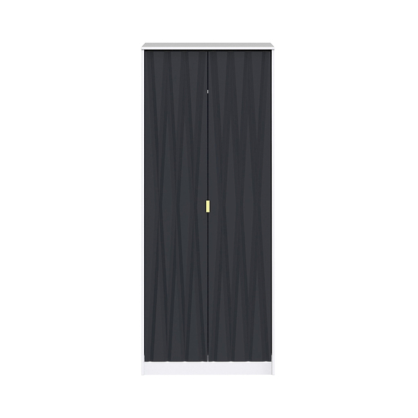 Geo Panelled 2 Door Wardrobe
